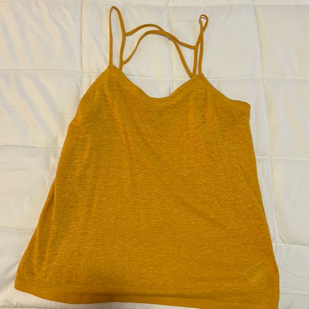 Yellow tank top!